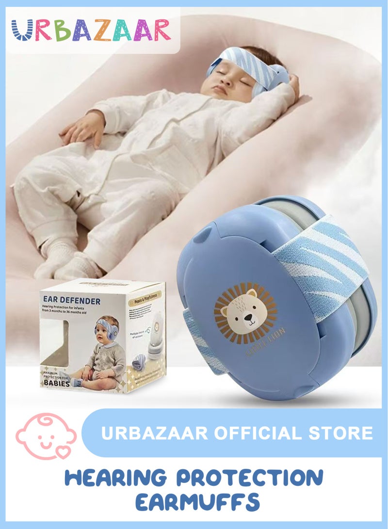 URbazaar Baby EarMuffs Baby Ear Protection for Babies and Toddlers up to 36 Months Comfortable Baby Headphones Prevent Hearing Damage Improve Sleep - Image 1