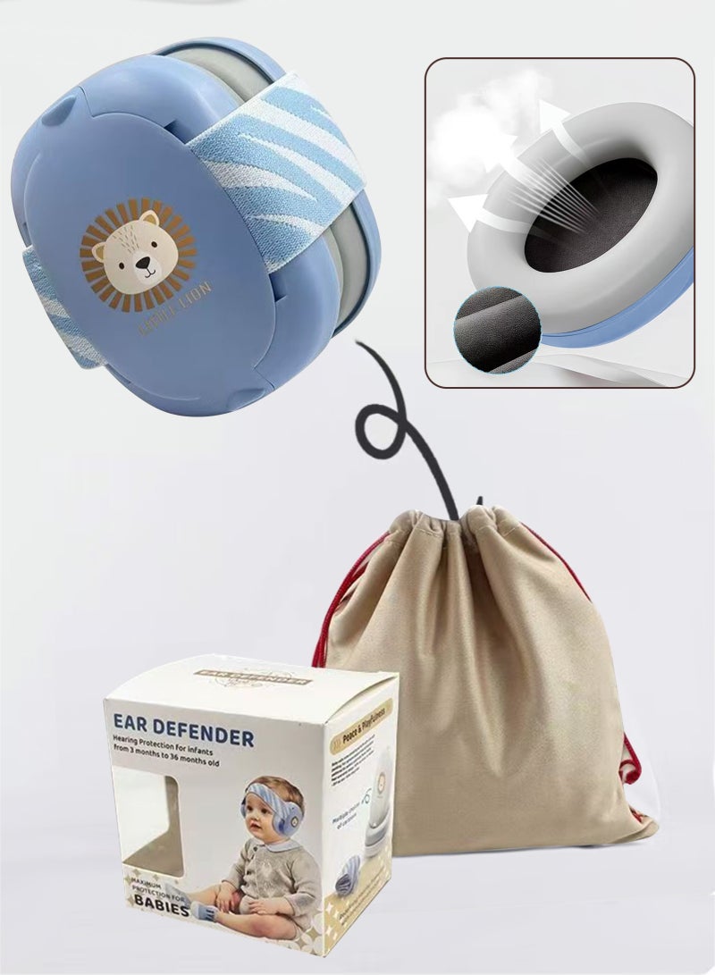 URbazaar Baby EarMuffs Baby Ear Protection for Babies and Toddlers up to 36 Months Comfortable Baby Headphones Prevent Hearing Damage Improve Sleep - Image 3