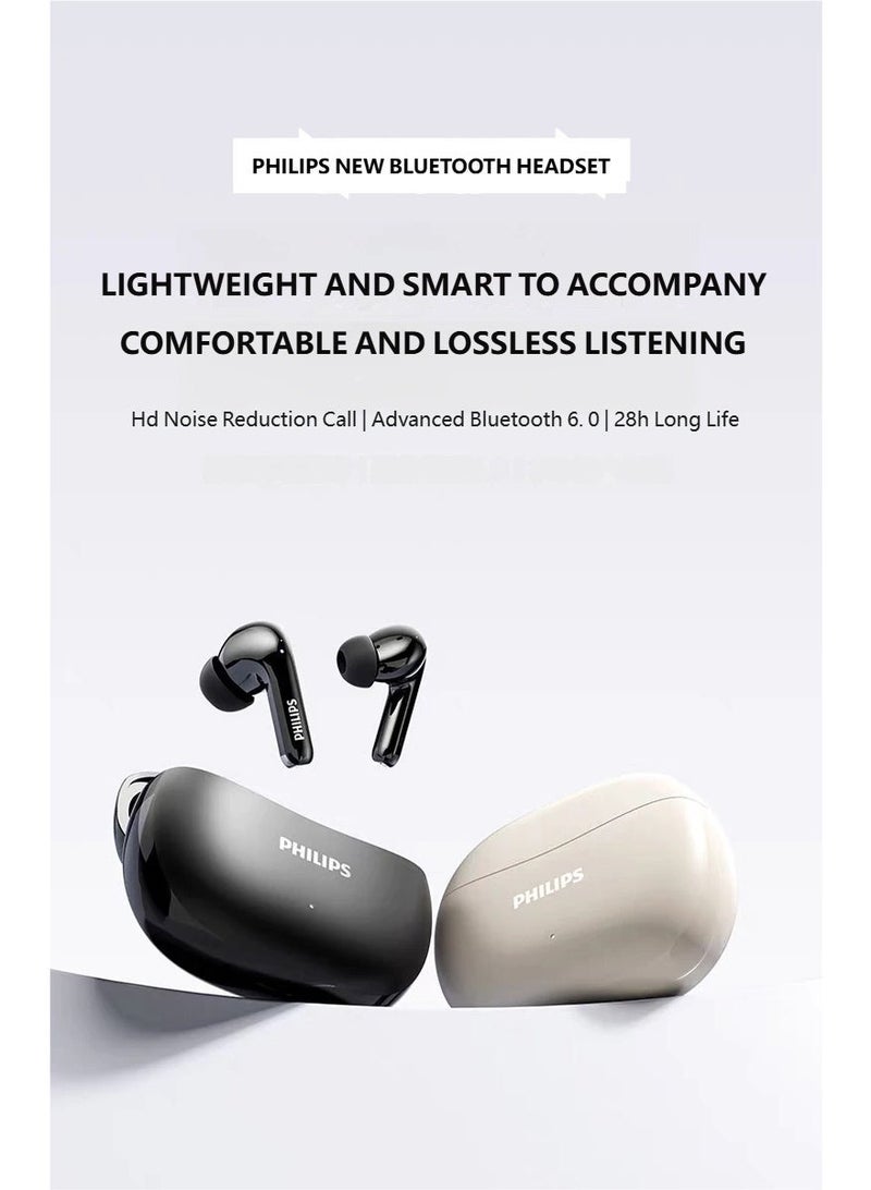 Philips 🎧 Philips TAT1320 True Wireless Bluetooth Earbuds - Perfect for Commuting & Entertainment, Bluetooth 6.0 Stable Connection - Starry Black BLACK - Image 3