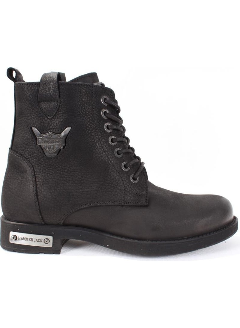 Hammer Jack 10215200 Black Casual Men's Leather Boots  - Image 1