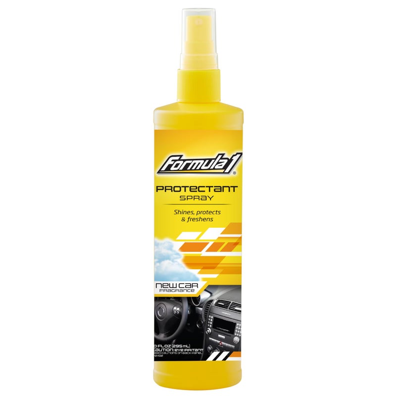 Formula 1 Interior Detailing Protectant Spray, Car Interior Cleaner with Lasting New Car Fragrance and UV Protection, Safe for Vinyl, Rubber, Plastic, & Dashboard - 10oz - Image 1