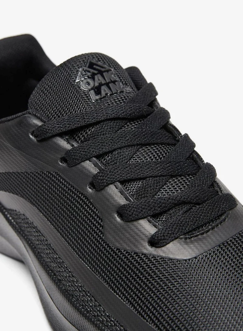 Oaklan by Shoexpress BLACK Womens Textured Lace-Up Sports Shoes for Women | Best Price UAE