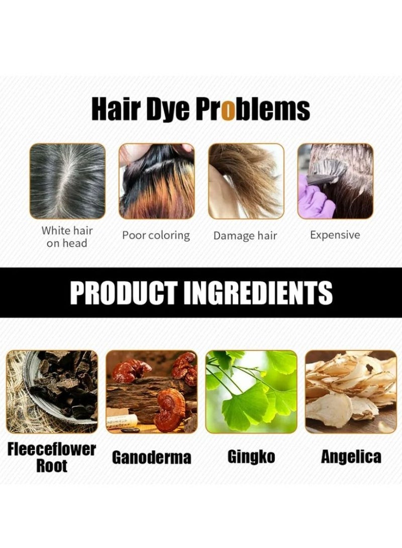 Disaar Aloe Vera Hair Color Shampoo Black 400 ml - Image 3