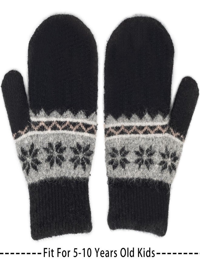 CaySep Kids Gloves Winter Gloves Full Fingers Knit Gloves Children Magic Stretchy Warm Gloves Bulk for Boys Girls - Image 5