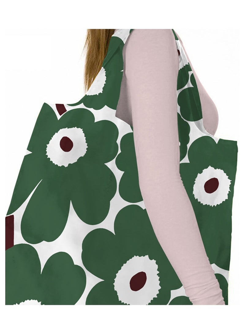 Freegallops Flower Large Foldable Eco-friendly Shopping Bag Tote Bag Storage Bag 72*52 cm  - Image 5