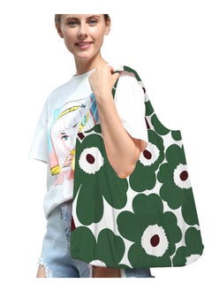 Freegallops Flower Large Foldable Eco-friendly Shopping Bag Tote Bag Storage Bag 72*52 cm  - Image 2
