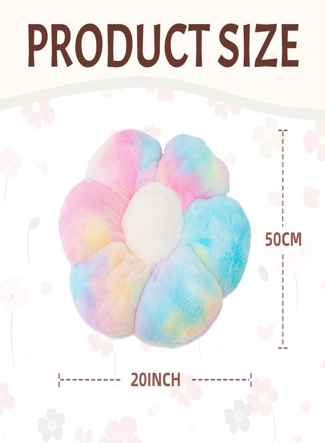 AmyToo 20” Flower Pillow Flower Shaped Throw Pillow Colorful Daisy Flower Pillows Seating Cushions for Adults Kids Throw Pillows Couch Decor - Image 2