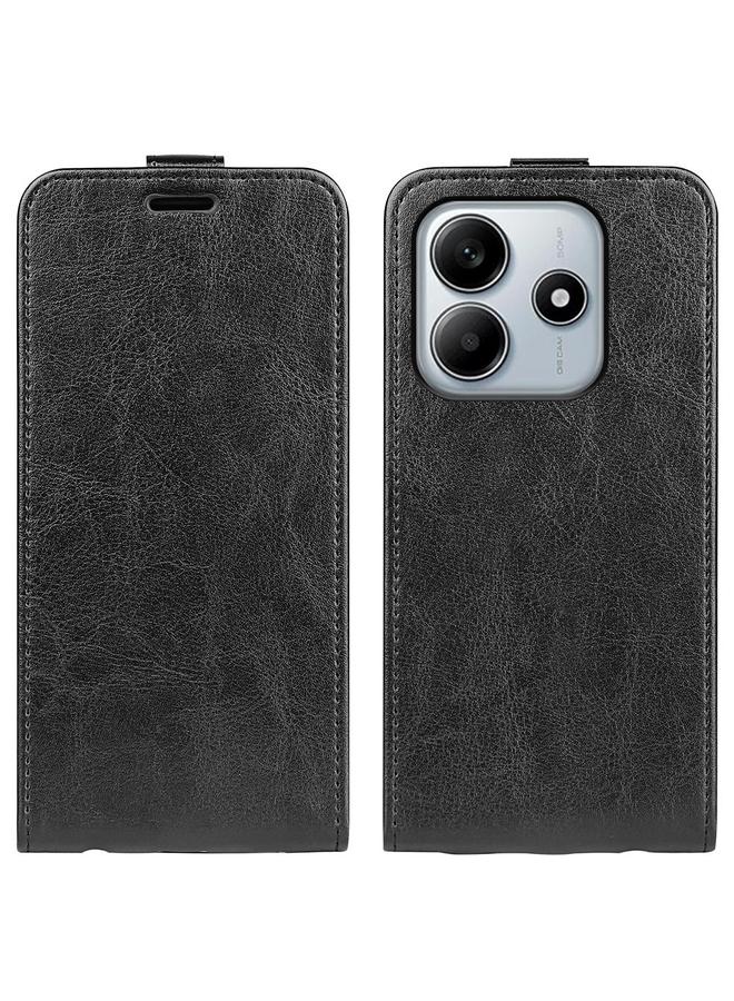 The Bros Case For Xiaomi Redmi Note 14 5G R64 Texture Single Vertical Flip Leather Phone Case