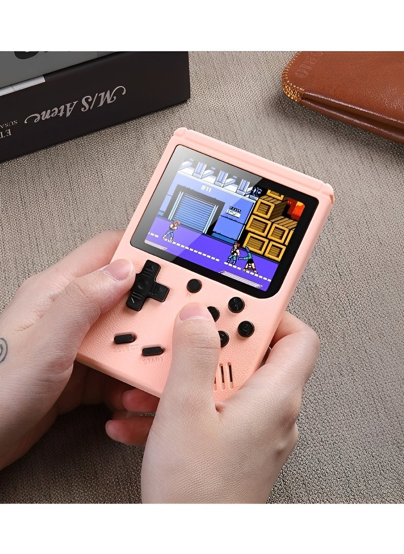 REOCLE - Handheld Games Console Portable Mini Retro Game Console with 500 Classical FC Games & 3.0 Inches Screen & Rechargeable Battery Gift for Kids Adult - Image 1