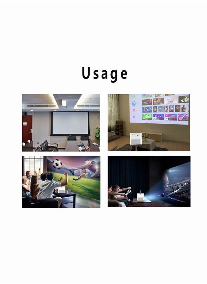 Mi VAZA - LCD Projector - Support HD 1080P/2K/4K - Support 180 Inches - Smart Projector with  Bluetooth 5.0 - Portable Mobile Home Theater - Suitable for Games, Office, Movies - Image 1