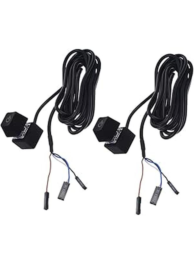 External Power Button Cable For PC Desktop Home Office And Cafe Use 2PCS - Image 1