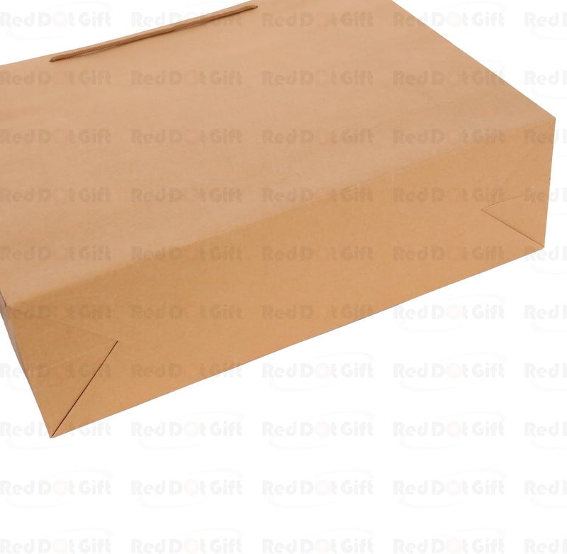 Red Dot Gift® 10 Pack Kraft Paper Gift Bags – Heavy Duty 250GSM with Rope Handles - Image 5