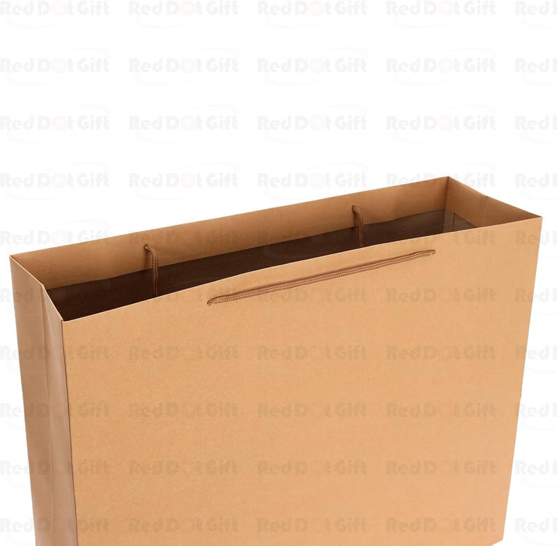 Red Dot Gift® 10 Pack Kraft Paper Gift Bags – Heavy Duty 250GSM with Rope Handles - Image 4