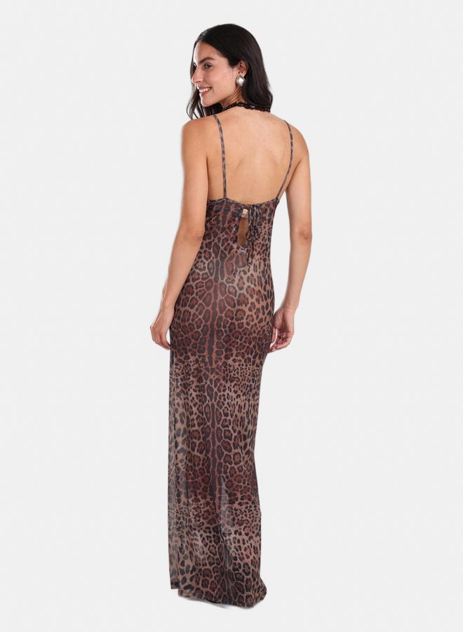 Carina Animal Print Beach Dress  - Image 2