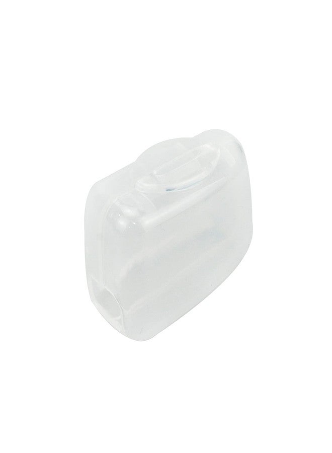 Dahszhi 50Pcs Toothbrush Cap Covers Toothbrush Head Protector Case for Travel or Home,Clear-White - Image 1