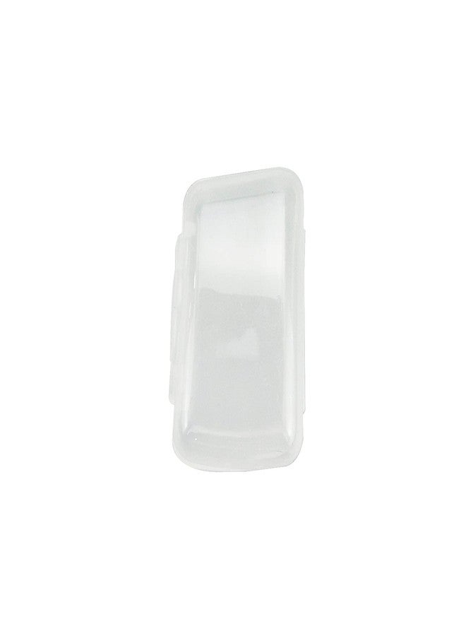 Dahszhi 50Pcs Toothbrush Cap Covers Toothbrush Head Protector Case for Travel or Home,Clear-White - Image 3