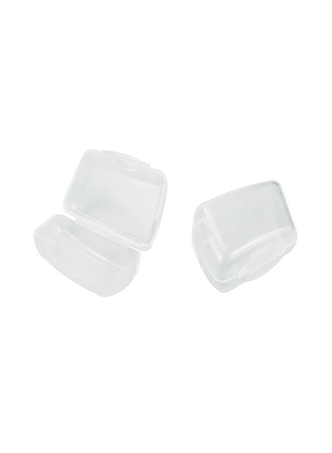 Dahszhi 50Pcs Toothbrush Cap Covers Toothbrush Head Protector Case for Travel or Home,Clear-White - Image 2