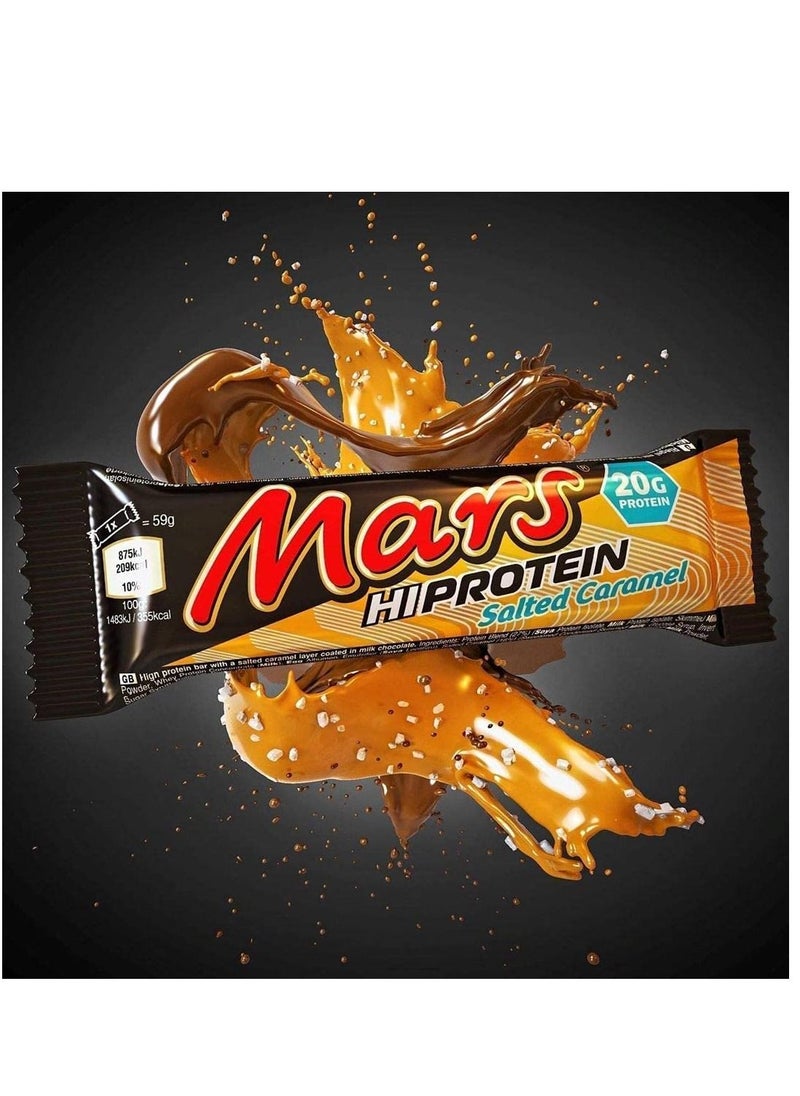 Mars - Mars Hi-Protein Bar Salted Caramel 20g Protein 12 x 59g - Image 1