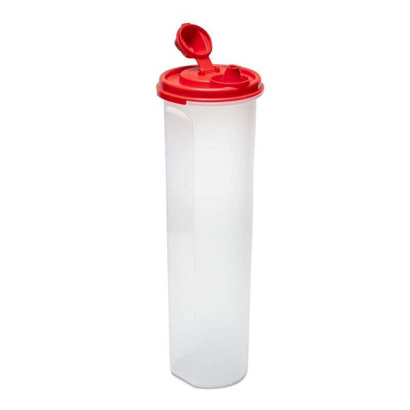Tupperware Mega Magic Plastic Flow Bottle  1.1 litres  1 Piece  Multicolor - Image 1