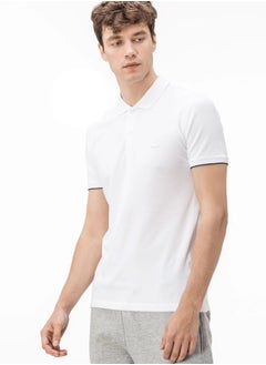 Lacoste Men's White Polo Neck T-shirt - pzsku/ZEC75B3F1CEEE989DC2E6Z/45/_/1740444284/465698cb-a671-4071-8d6c-06525475412b