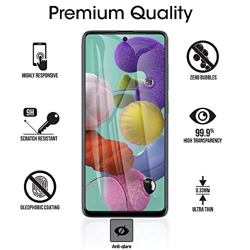 LYWHL 2-Pack Samsung Galaxy S20 FE / A53 / A52 / A51 Privacy Screen Protector, [Don’t Support Fingerprint Unlock], Anti-Spy Tempered Glass Screen Protector, Case Friendly Easy Install Black - Image 3