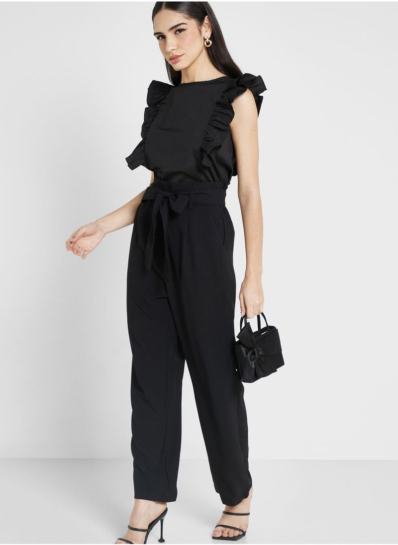 ELLA - Ruffle Sleeve Top - Image 1