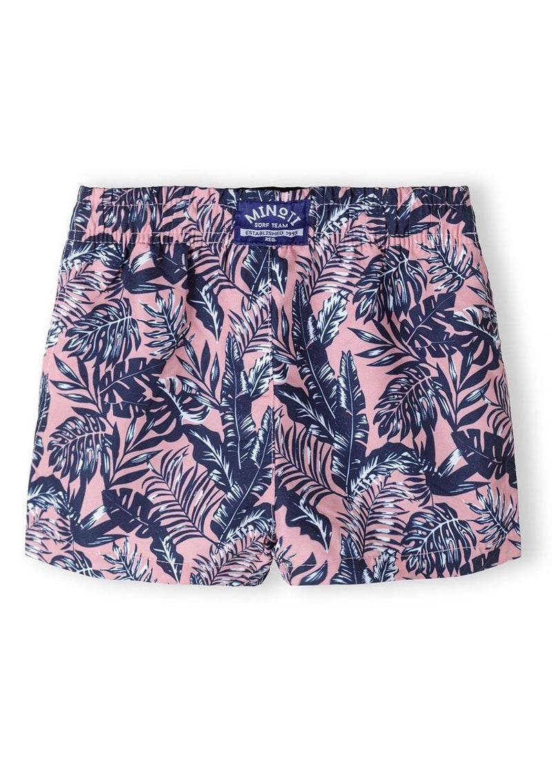 MINOTI Boys' Swim Shorts with Elastic Waist and Adjustable Drawstring - Image 3