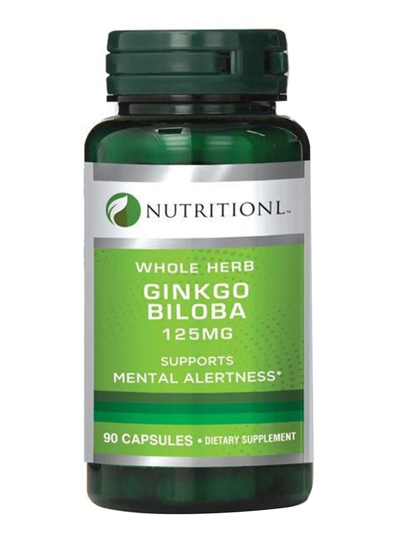 NUTRITIONL - Gingko Biloba 125 Mg Capsules 90's - Image 1