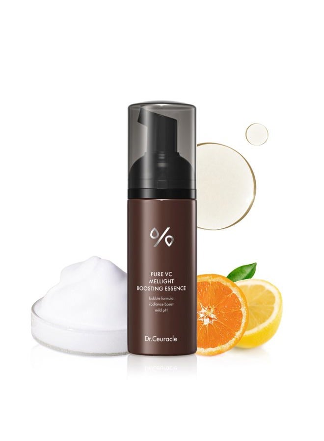 leegeehaam Dr.Ceuracle by leegeehaam Pure Vitamin C Mellight Boosting Essence (145ml / 4.90 fl. oz.) - Glow Skin Bubble Ampoule, 21.2% Vitamin C Complex, Improves Skin Tone, Refreshes and Energizes Tired Skin - Image 1