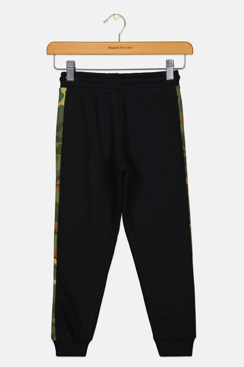 PUMA Kids Boy Brand Logo Outdoor Jogger Pants, Multicolor - Image 2