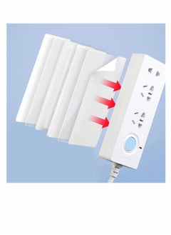 Y&D Power Strip Fixator, 4 Pack Holder Punch Free No Trace Plug Storage Wall Fixer Stand Shelf Cable Management Socket Hanging Organizer for Kitchen Living Room  - Image 2