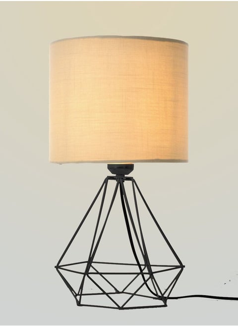 Diamond fit table lamp - Black