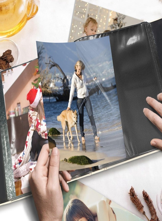 kuword Photo Album 8x10 Holds 100 Photos,100 Pockets Picture Album Excellent Fabric Cover Picture Book for Photos 8x10 Photo Album Book for Travel Wedding Family Memories Beige - Image 5