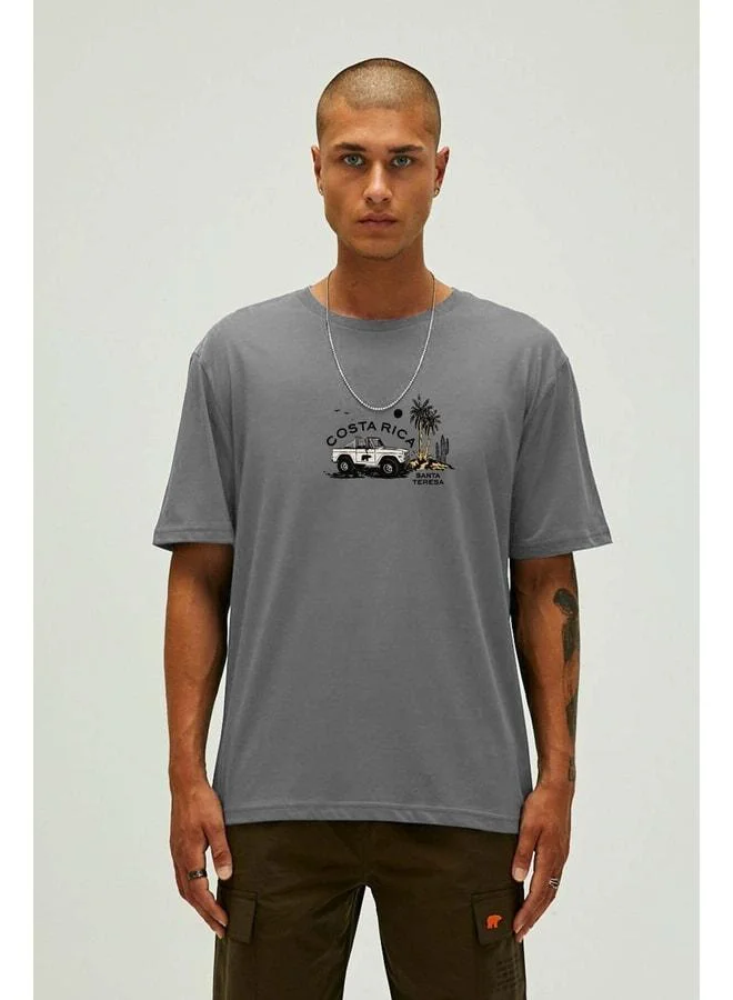 Bad Bear Costarica Asphalt Men's Printed T‑shirt.