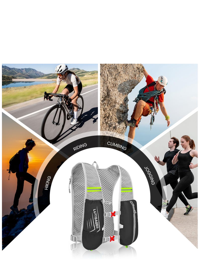 KASTWAVE - Running Backpack, Lightweight Running Vest Women, Micro-Splash Resistant Surface Hydration Vest for Outdoor Cycling Marathon Running Skiing Camping Climbing Regardless of Gender - Image 1