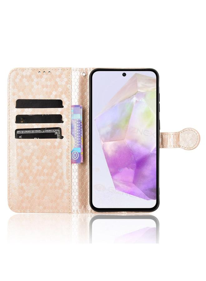 اس-توب جراب لهاتف Samsung Galaxy A56 5G جراب هاتف جلدي منقوش بنقط العسل - Image 4