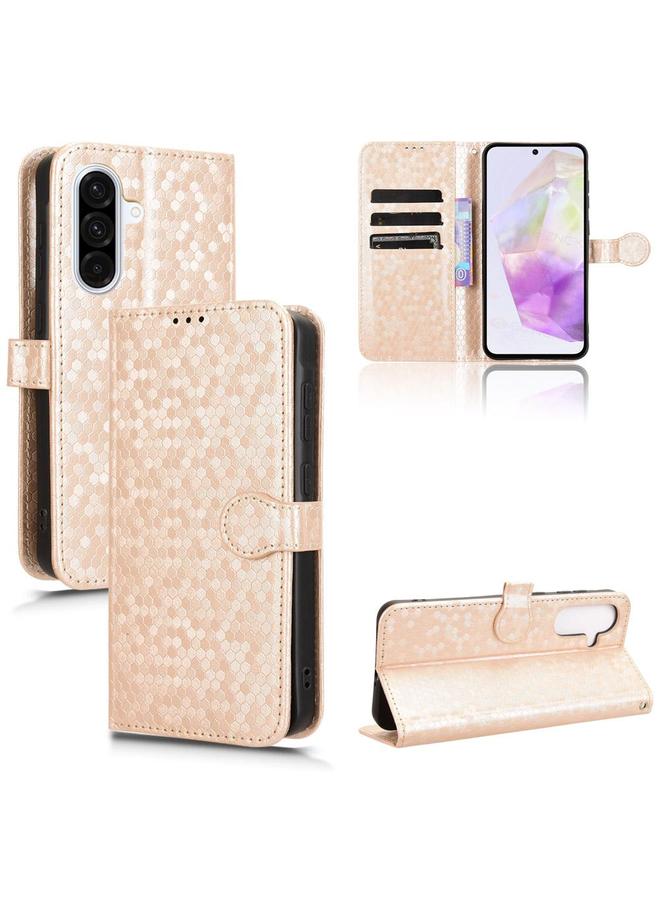 اس-توب جراب لهاتف Samsung Galaxy A56 5G جراب هاتف جلدي منقوش بنقط العسل - Image 1