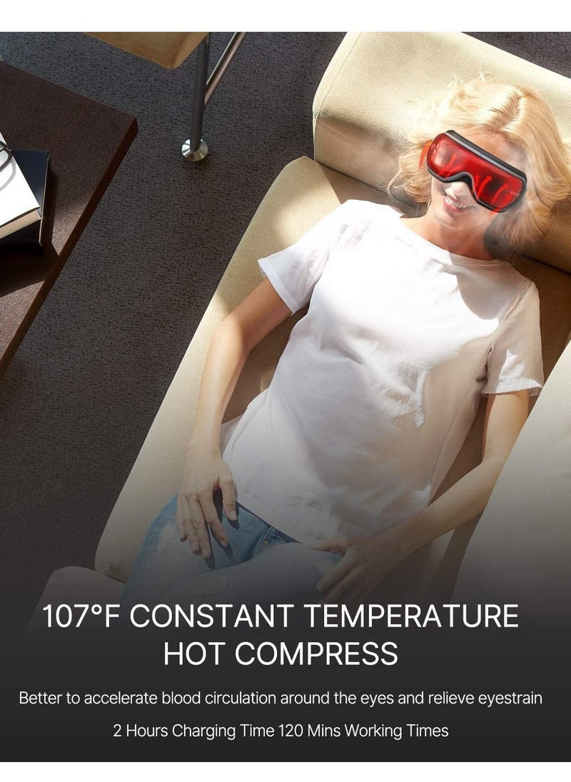 Eye Massager With Heat And Vibration, Remote Control, Compression Bluetooth Music Temple Eye Massage Mask Rechargeable-Black - pzsku/ZEC765D84F49E9B10AC05Z/45/_/1677586908/fb11611f-5848-4c0c-bd03-0f4b836244b0
