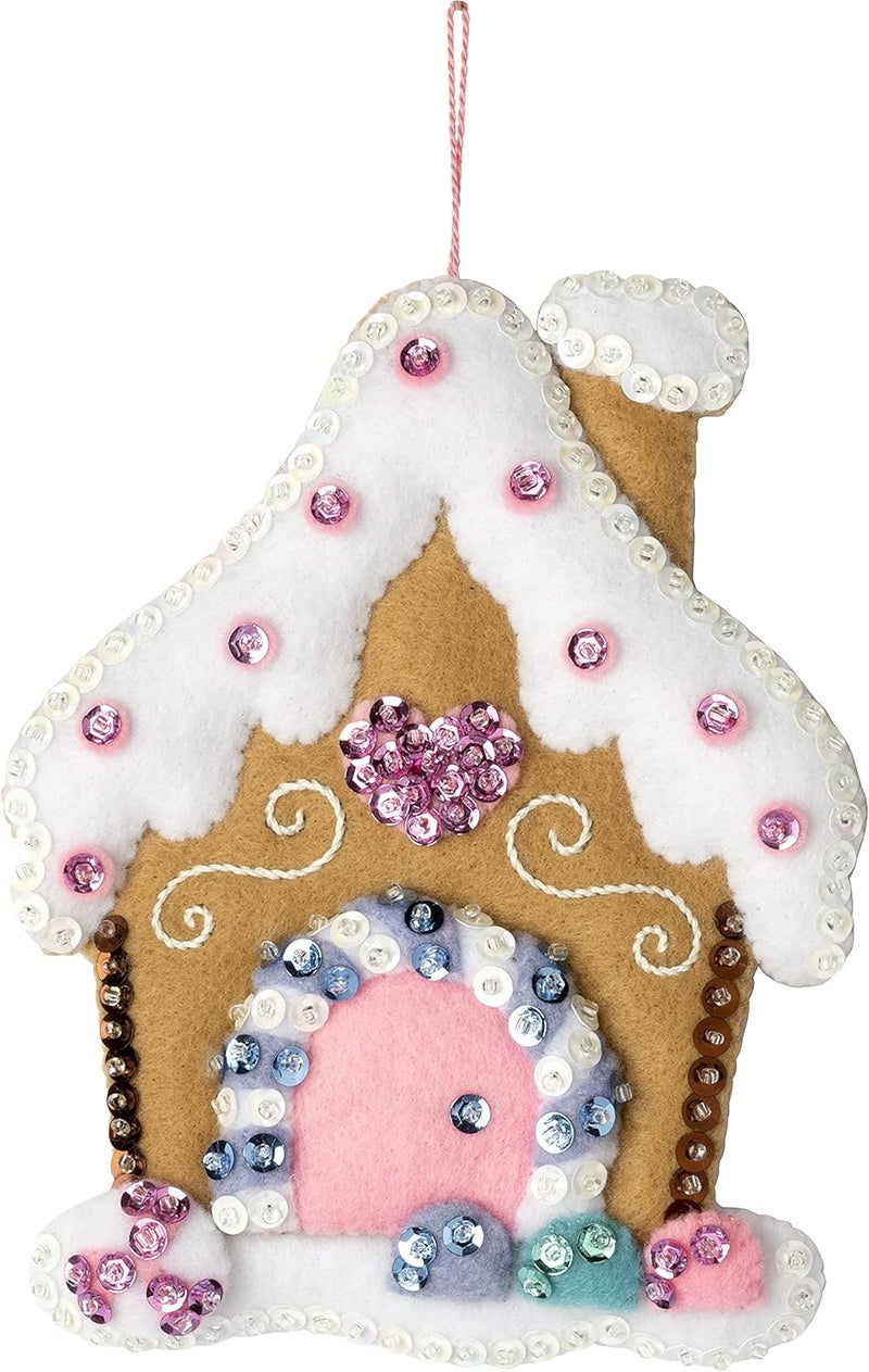 Bucilla Nutcracker Sweet Christmas, Set of 6 Felt Applique Ornament Kit, Perfect Supplies for DIY Needlepoint Arts and Crafts, 89292E - Image 2