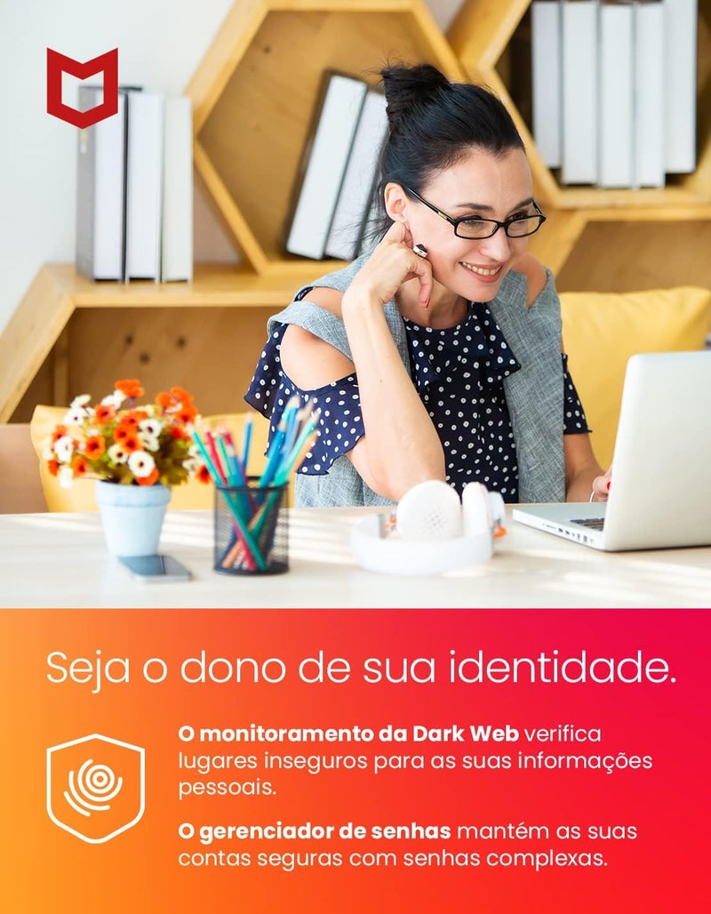 McAfee Total Protection 10 + VPN - مضاد فيروسات - برنامج حماية من التهديدات الرقمية متعدد الأجهزة الحائز على جوائز - 10 أجهزة - بطاقة - Image 4