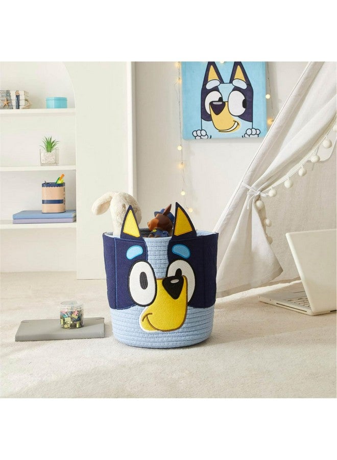 Idea Nuova Bluey Figural Rope Storage Basket,10" H x 10" W, Decorative and Functional Organizer for Kids Room or Nursery - Image 5
