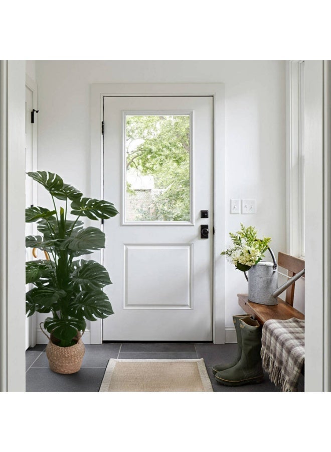 Artificial Monstera Tree 135CM, Realistic Split Leaves Faux Plant, Low Maintenance Indoor Outdoor Decor for Home, Office, Living Room, Bedroom. - Image 5