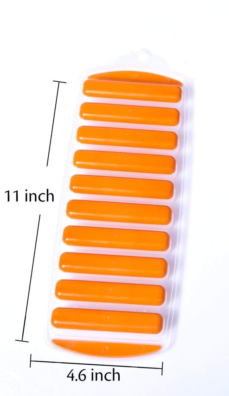 faas Easy Pop Out Flexible Silicone Long Stick Shaped Ice Cube Tray Random Color, (Set of 1) - Image 3