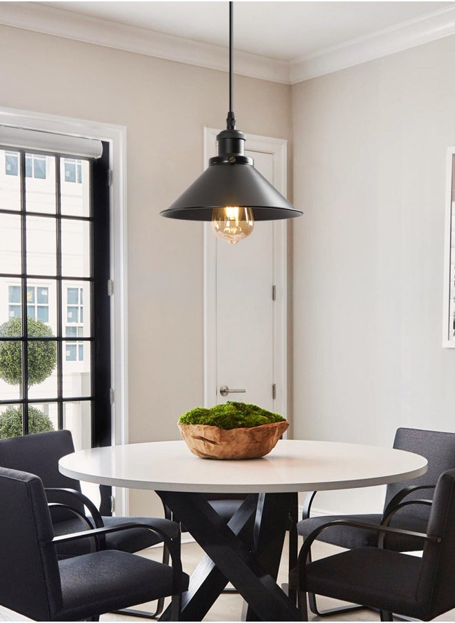 Goeco - Suspension Industrial and Vintage Metal Chandelier E27 Base (Bulb Not Included) - Image 1