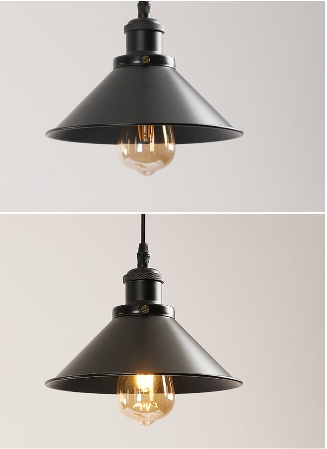 Goeco - Suspension Industrial and Vintage Metal Chandelier E27 Base (Bulb Not Included) - Image 1