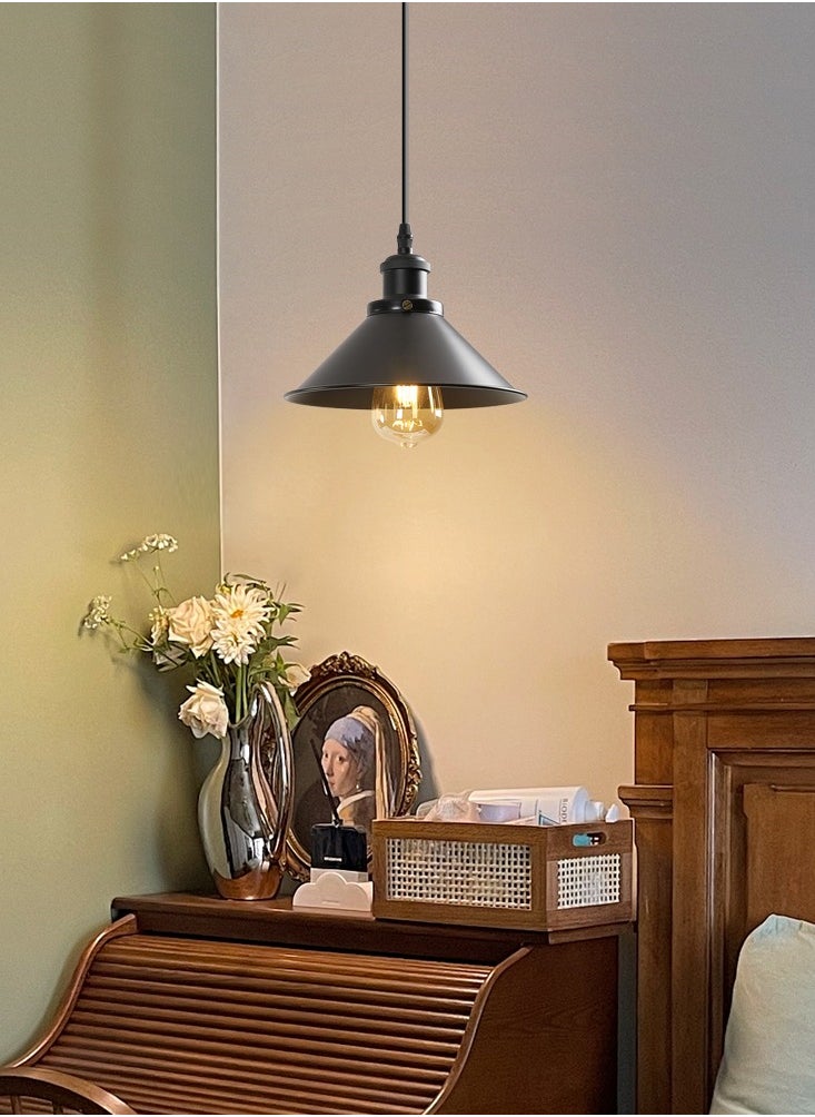 Goeco - Suspension Industrial and Vintage Metal Chandelier E27 Base (Bulb Not Included) - Image 1