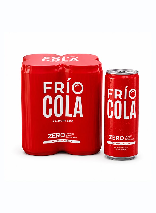 Frio FRÍO Zero Cola Pack -  4 x 250ml - Image 1