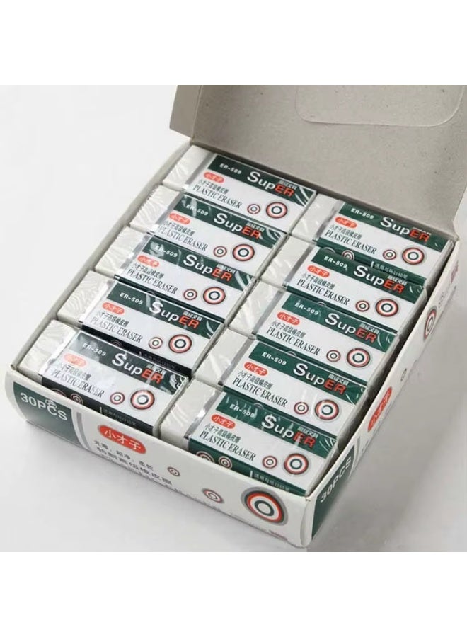 Super 30-Piece SUPER Plastic Big Eraser-ER 508 - Image 1
