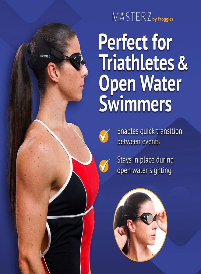 Frogglez Masterz Swim Goggles for Adults & Teens, Anti Fog Mirrored Goggles - Image 4