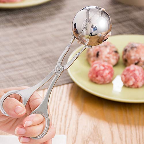 HOMAVA Homava Non Stick Stainless Steel Meat Ball Maker Cake Pop Maker Melon Baller 1651 X 889 X 381 cm Silver  - Image 3